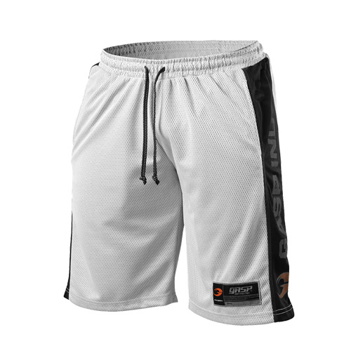 GASP No1 Mesh Shorts - White/Black