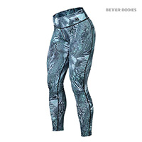 Better Bodies Printed Tights - Turquise