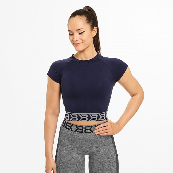 Better Bodies Sugar Hill Tee - Dark Navy Detail 1