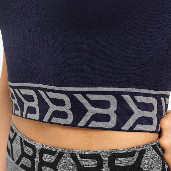 Better Bodies Sugar Hill Tee - Dark Navy Detail 3