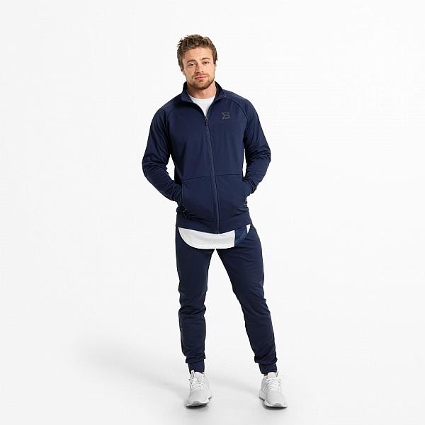 Better Bodies Varick Zip Jacket - Dark Navy Detail 3