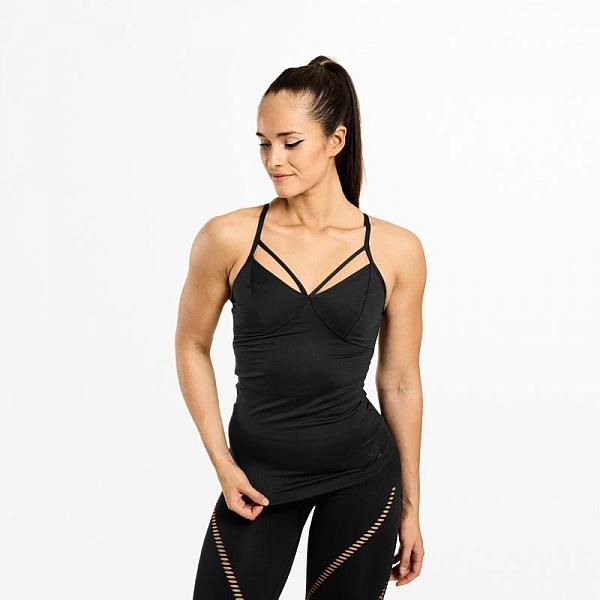 Better Bodies Waverly Strap Top - Black Detail 1