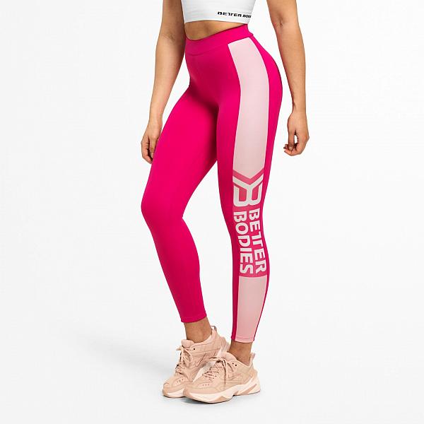 Better Bodies Chrystie High Tights - Hot Pink Detail 1