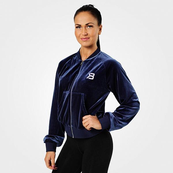 Better Bodies Bowery Zip Ls - Dark Navy Detail 1