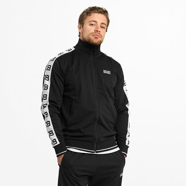 Better Bodies Bronx Track Jacket - Black Detail 1