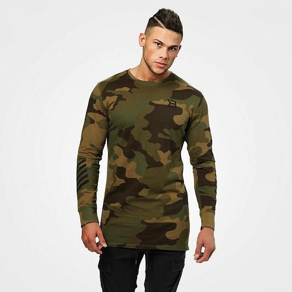 Better Bodies Bronx Longsleeve - Military Camo Detail 1