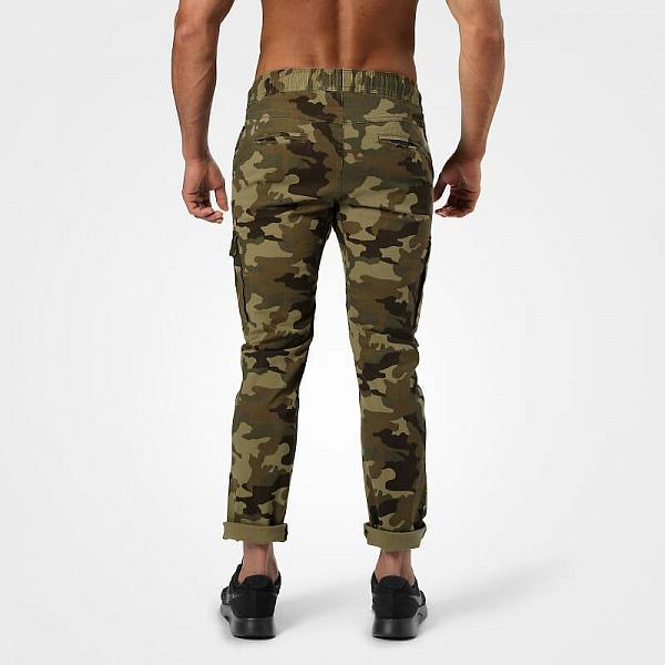 Better Bodies Harlem Cargo Pants - Military Camo Detail 2