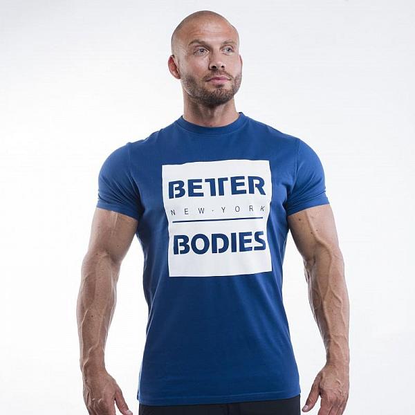 Better Bodies Casual Tee - Navy Detail 1
