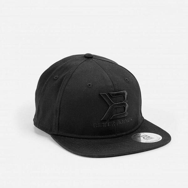 Better Bodies Womens Flat Bill Cap - Black Detail 1