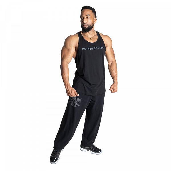 Better Bodies Logo Essential T-Back - Black Detail 5