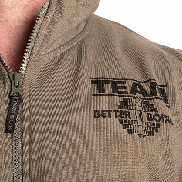 Better Bodies Original Standard Hood - Washed Green Detail 4