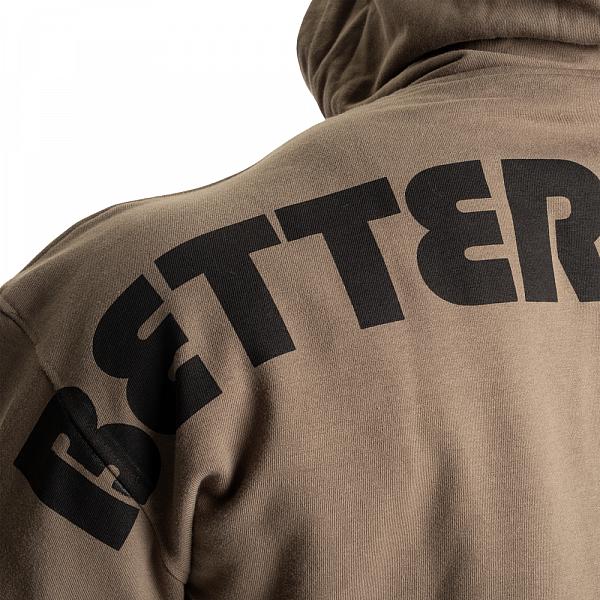 Better Bodies Original Standard Hood - Washed Green Detail 5