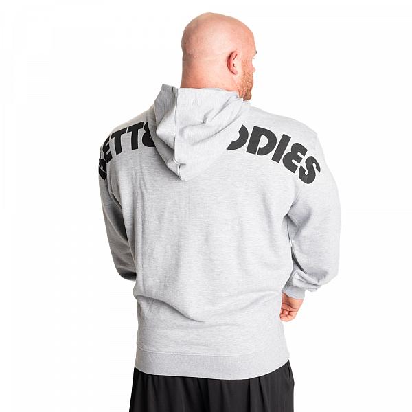Better Bodies Original Standard Hood - Light Grey Melange Detail 2