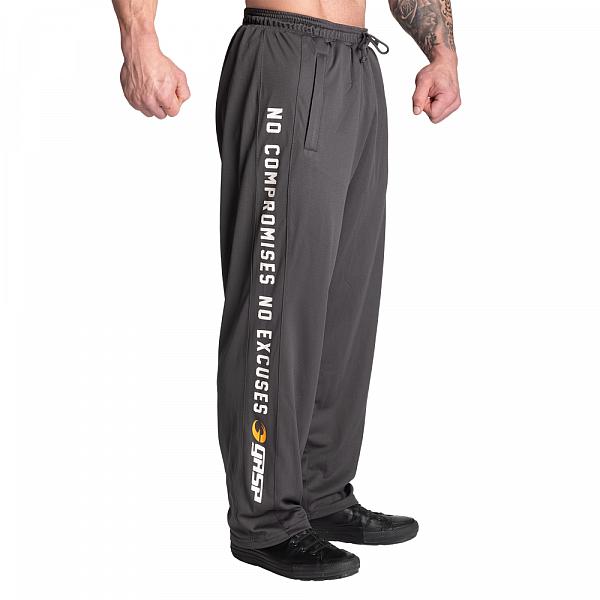 GASP Core Mesh Pants - Grey Detail 1