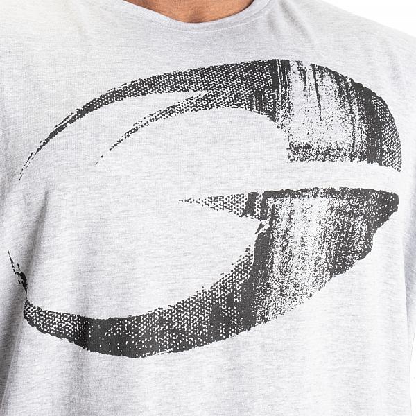 GASP Pump Cover Iron Tee - Light Grey Melange Detail 4