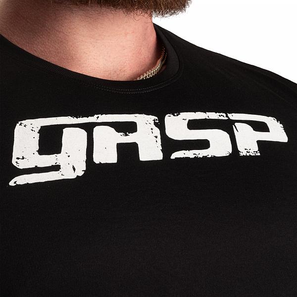 GASP Legacy Gym Tee - Black/White Detail 4