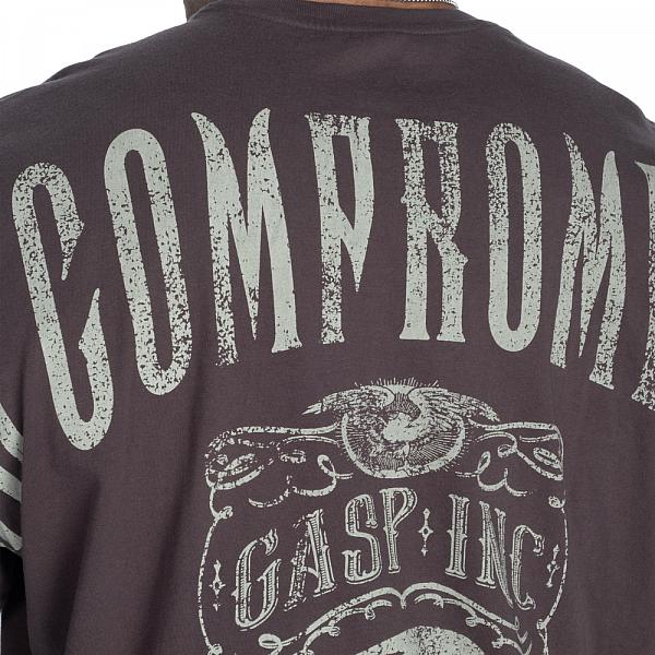GASP NC Iron Tee - Iron/Desert Detail 5