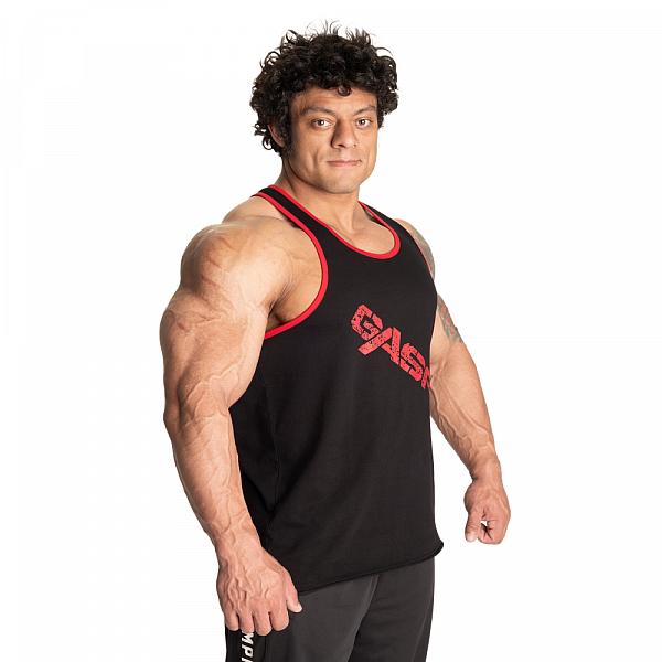 GASP Vintage T-back - Black/Red Detail 3