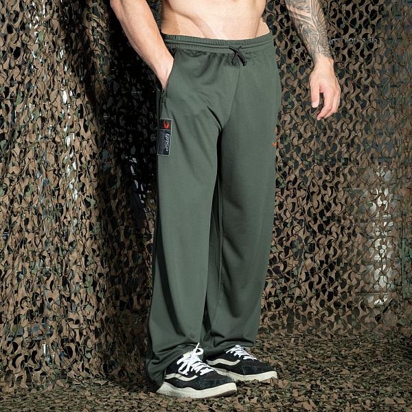 GASP No 89 Mesh Pants - Deep Forest Detail 1